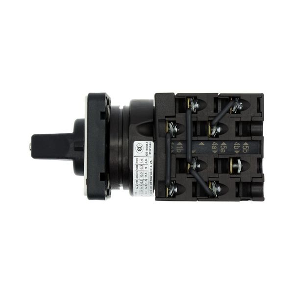 Multi-speed switches, T0, 20 A, flush mounting, 4 contact unit(s), Contacts: 8, 60 °, maintained, With 0 (Off) position, 2-0-1, Design number 5 image 18