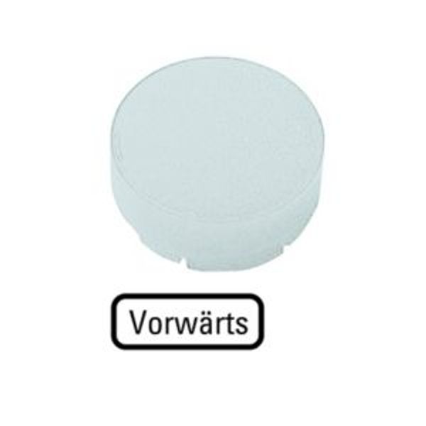 Button lens, raised white, FORWARDS image 2