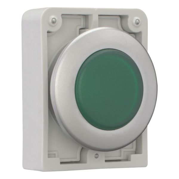 Indicator light, RMQ-Titan, Flat, green, Metal bezel image 12