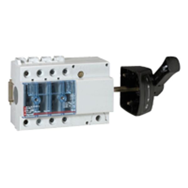 Isolating switch Vistop - 63 A - 3P - side handle, black - 7 modules image 1