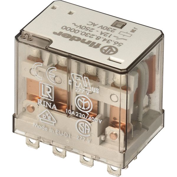 Miniature power Rel. 4CO 12A/230VAC/Agni (56.34.8.230.0000) image 2