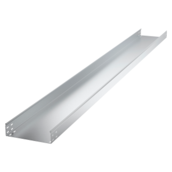 CABLE TRAY IN GALVANISED STEEL - NOT PERFORATED - BRN80 - LENGTH 3M - WIDTH 95MM - FINISHING Z275 image 1