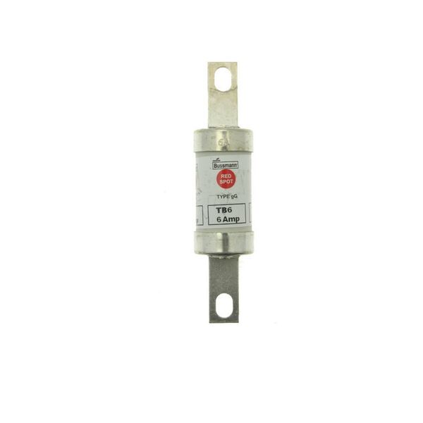 Fuse-link, low voltage, 6 A, AC 660 V, DC 460 V, BS88, 27 x 112 mm, gL/gG, BS image 11