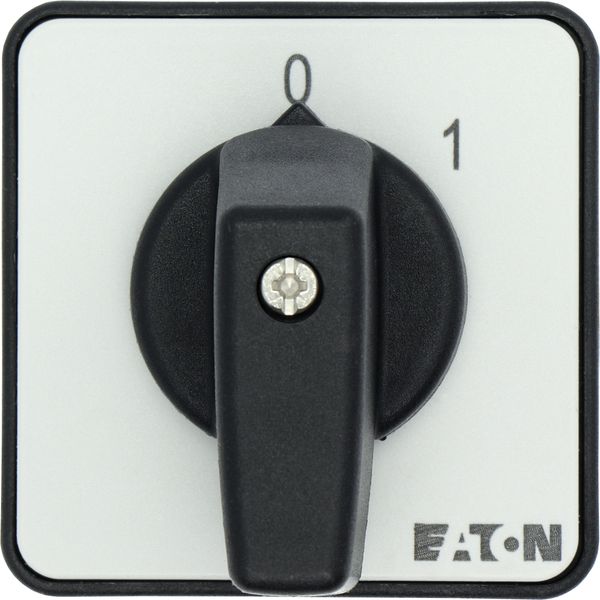 ON-OFF switches, T0, 20 A, flush mounting, 1 contact unit(s), Contacts: 2, 45 °, maintained, With 0 (Off) position, 0-1, Design number 15402 image 19