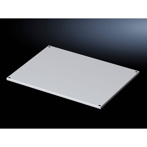 Roof plate IP 55, solid for VX, VX IT, 600x1200 mm, RAL 7035 image 4