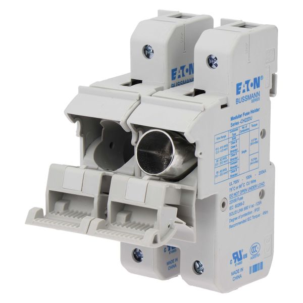Fuse-holder, low voltage, 125 A, AC 690 V, 22 x 58 mm, 1P + neutral, IEC, UL image 29