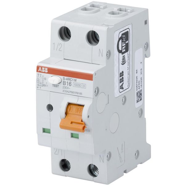 S-ARC1 C10 Arc fault detection device integrated with MCB image 1