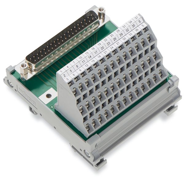 Interface module with solder pin Male connector image 2