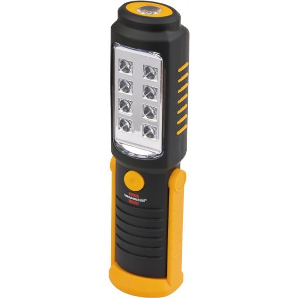 Brennenstuhl SMD LED-Universal Lamp / Portable inspection light with battery (max. 10 hours light duration, rotating hook, magnet) image 1