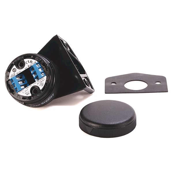 Mounting Base, 50mm, Vert Mount, Blk image 1