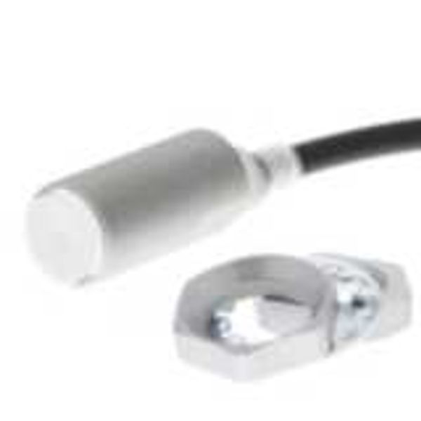 Proximity sensor, inductive, brass-nickel, Spatter-coating, M18, shiel image 4