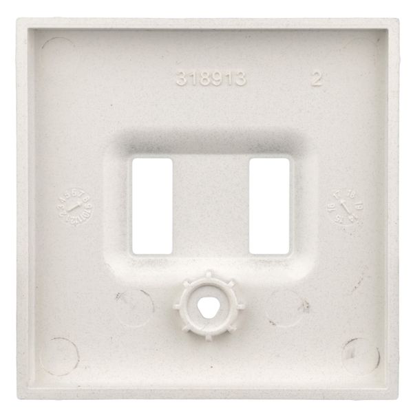 USB charger socket cover, white image 1