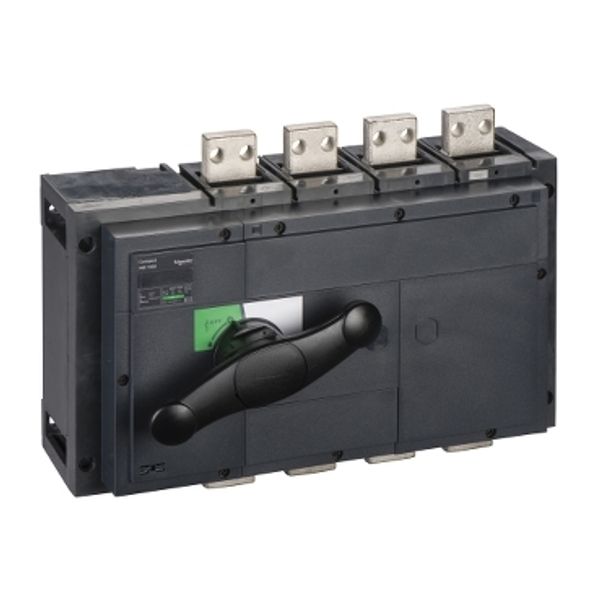 switch disconnector, Compact INS1000 , 1000 A, standard version with black rotary handle, 4 poles image 2