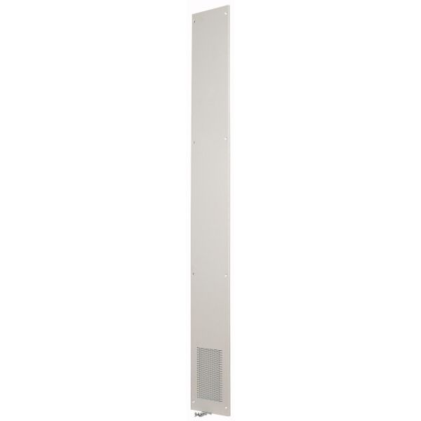 Rearwall, ventilated, HxW=2000x300mm, IP31, grey image 1