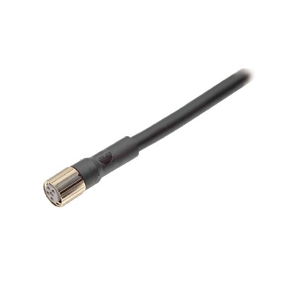 Sensor cable, M8 straight socket (female), 4-poles, PUR fire-retardant image 2