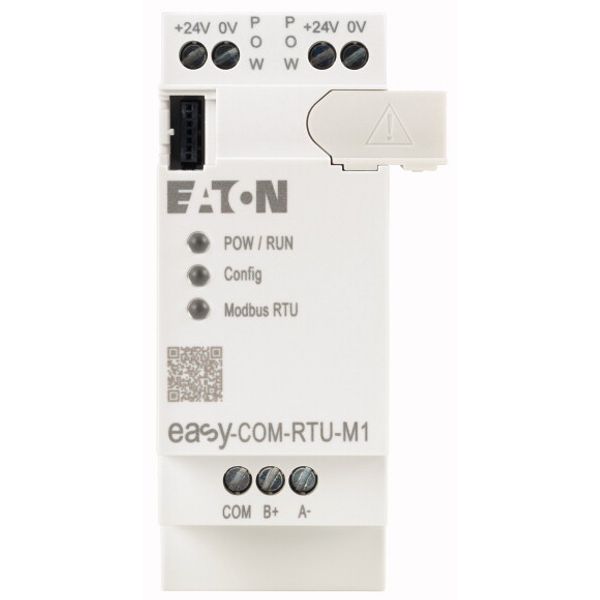 Communication module for connecting the easy control relay via Modbus RTU Server, screw terminal image 1