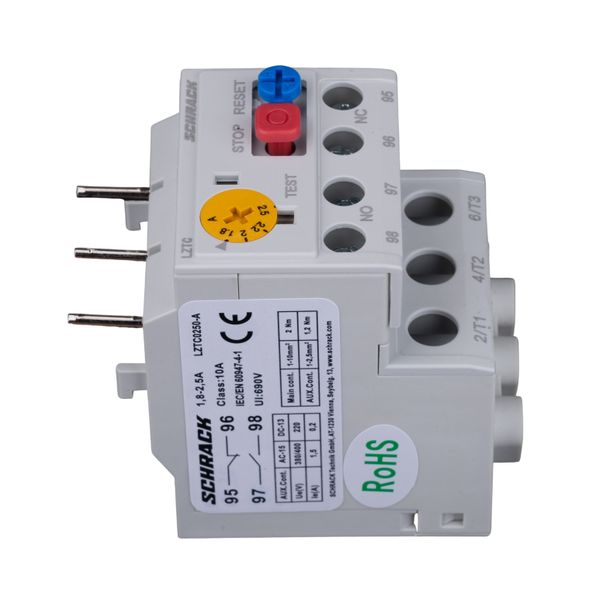 Thermal overload relay CUBICO Classic, 1.8A - 2,5A image 3