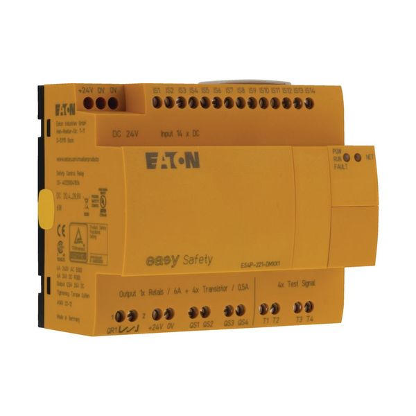Safety relay, 24 V DC, 14DI, 4DO-Trans, 1DO relay, display, easyNet image 14