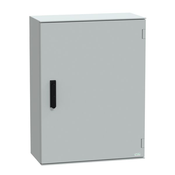 wall-mounting enclosure polyester monobloc IP66 H847xW636xD300mm 3points lock image 1
