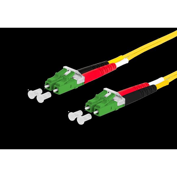 OpDAT patch cord LC-D APC/LC-D APC OS2, 5.0 m image 1