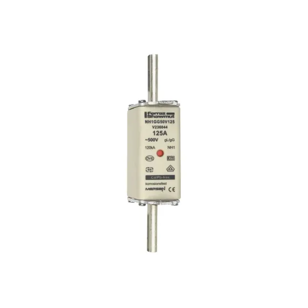 Fuse-link NH1 gG 500VAC 125A live tags Double indicator image 2