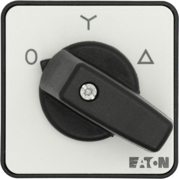 Star-delta switches, T0, 20 A, flush mounting, 4 contact unit(s), Contacts: 8, 60 °, maintained, With 0 (Off) position, 0-Y-D, Design number 8410 image 18