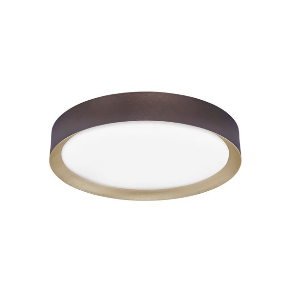 Coffee Brown Aluminium Matt White Acrylic Diffuser LED 47 Watt 230 Volt 3525Lm 3000K IP20 D: 55 H: 8.5 cm image 1