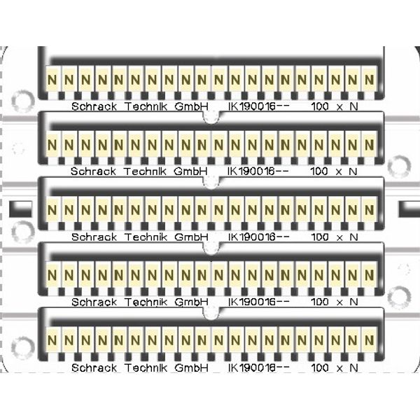 Marking tags 100x 'N' image 1