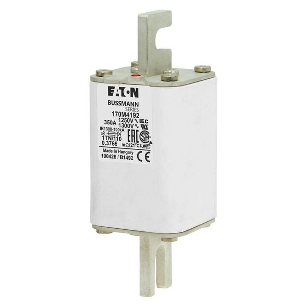 Fuse-link, high speed, 350 A, AC 1250 V, size 1, 53 x 66 x 138 mm, aR, DIN, IEC, type T indicator image 4