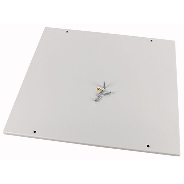 Front cover, +mounting kit, vertical, empty, HxW=400x1000mm, grey image 1