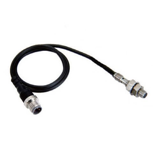 Proximity sensor, inductive, M5, Shielded, 1.2mm, DC, 3-wire, Pig-Tail image 1