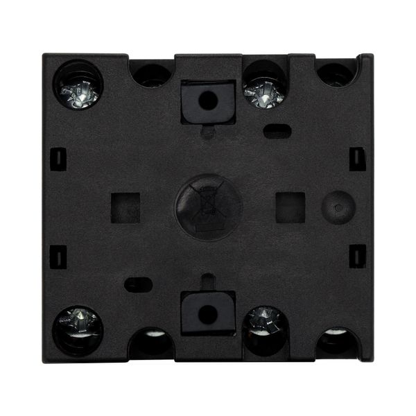 On-Off switch, T0, 20 A, centre mounting, 3 contact unit(s), 6 pole, with black thumb grip and front plate image 26