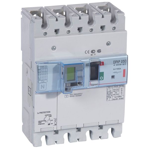 MCCB electronic release + e.l.c.bs - DPX³ 250 - Icu 36 kA - 400 V~ - 4P - 160 A image 2