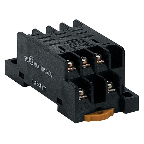 Socket, DIN rail/surface mounting, 11-pin, screw terminals image 1