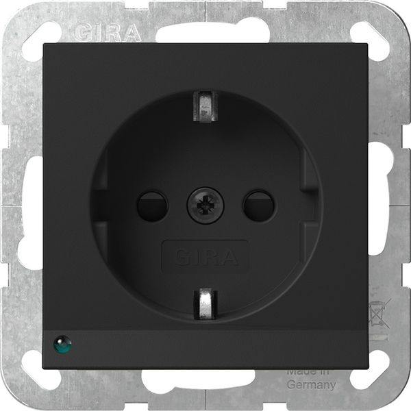 SCHUKO LED light + SH System 55 black m image 1