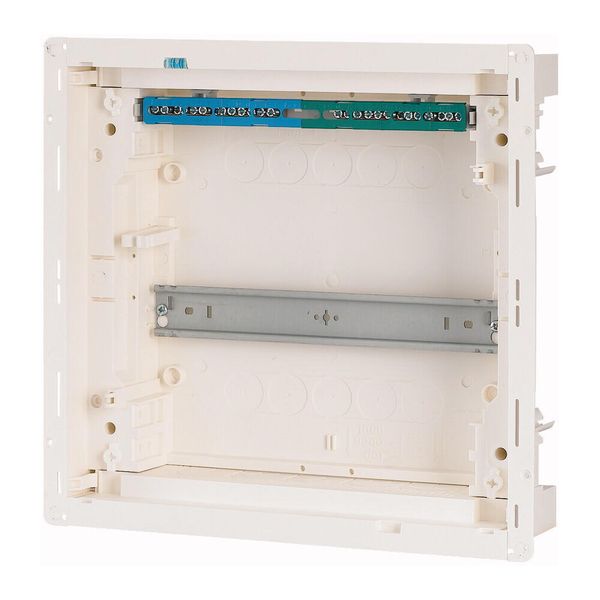 Hollow wall compact distribution board, 1-rows, flush sheet steel door image 10