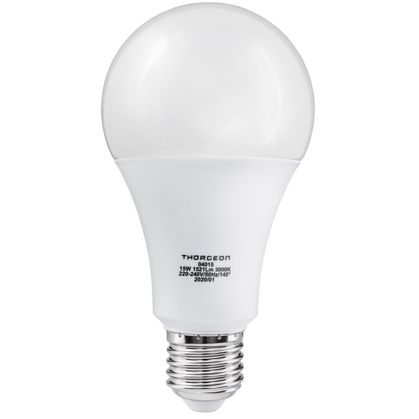 LED Light bulb 15W E27 A70 3000K 1521lm THORGEON image 1