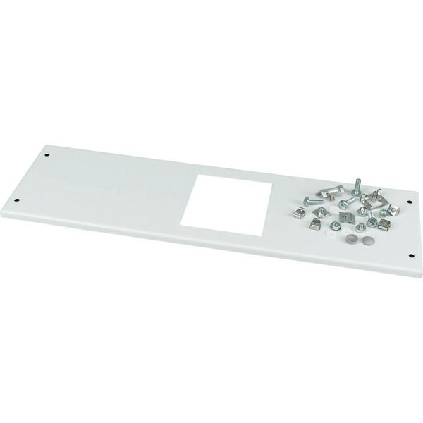 Front cover, +mounting kit, for NZM2, horizontal, 4p, HxW=200x600, MA, grey image 5