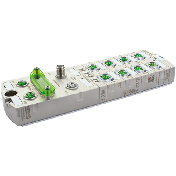 PROFINET Managed Switch 10x10/100/1000BT IP67 Metal M12 image 1