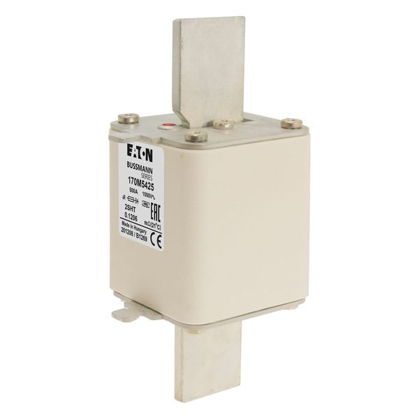 Fuse-link, high speed, 800 A, AC 1000 V, size 2, 59 x 59 x 150 mm, aR, IEC, single indicator image 9