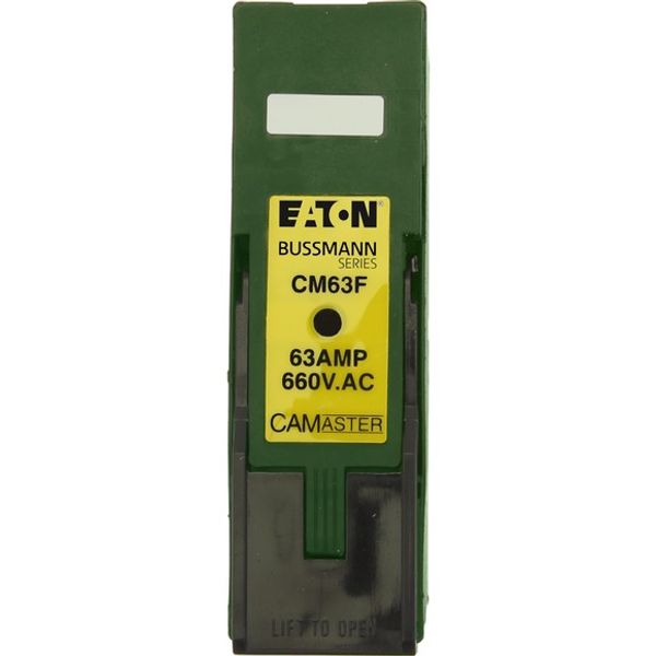 Fuse-holder, LV, 63 A, AC 690 V, BS88/A3, 1P, BS, green image 1