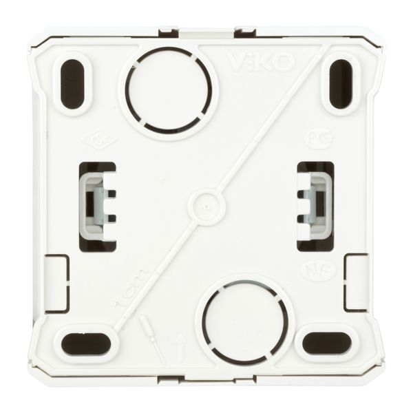 Pin socket outlet, screw clamps, VISIO IP20, white image 4