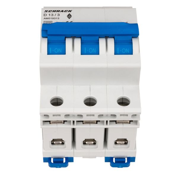 Miniature Circuit Breaker (MCB) AMPARO 10kA, D 13A, 3-pole image 2