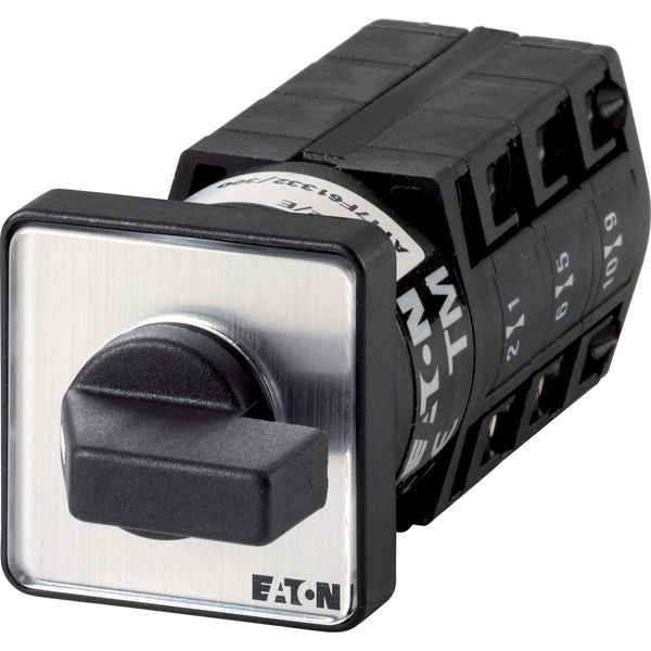 Reversing switches, TM, 10 A, flush mounting, 3 contact unit(s), Contacts: 5, 30 °, momentary, With 0 (Off) position, 1>0 image 2