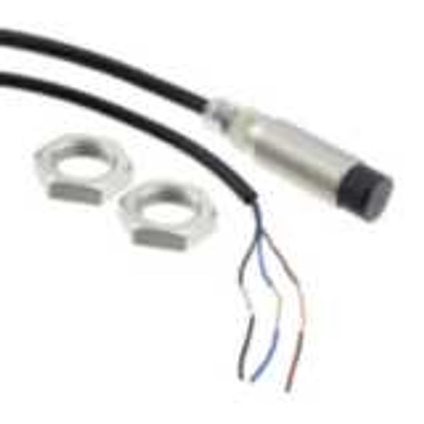 Proximity sensor, inductive, nickel-brass, short body, M12, unshielded E2B 2173C image 3