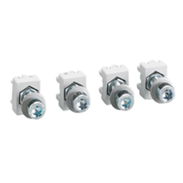 Extended front terminals (x 4) - for DPX³ 160 image 1