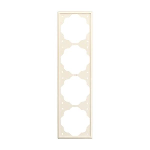 1725-72 Cover Frame pure stainless steel ivory image 3