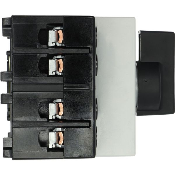 Switch-disconnector, DCM, 63 A, 4 pole, With black rotary handle and drive shaft, Vertical connection image 15
