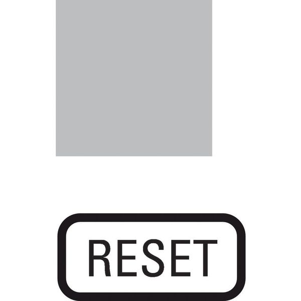 Insert label, transparent, RESET image 2