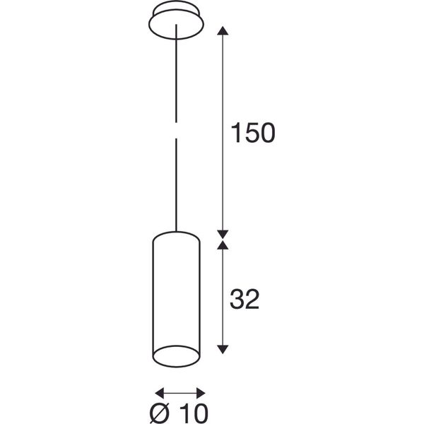 ENOLA pendulum lamp, E27, max. 60W, round, white image 4